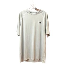 Under Armour heat gear loose fit Tee gray Sz XL